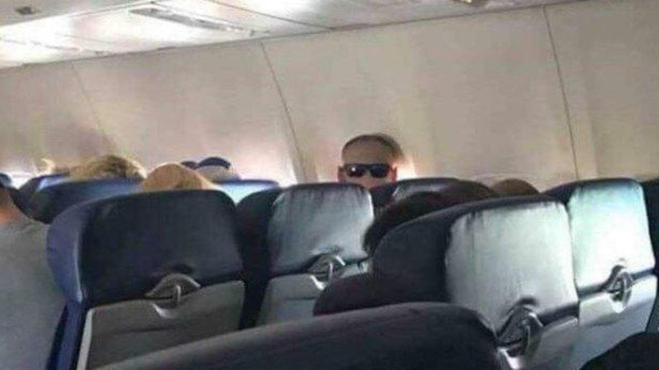 I thought this man staring at me was a psychopath, but then I realised he had his sunglasses on the back of his head.