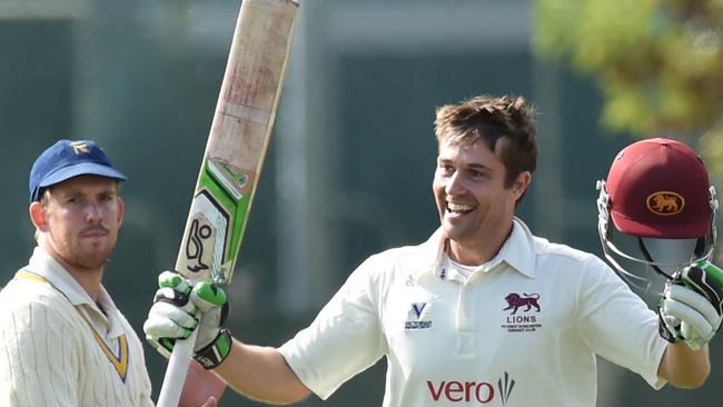 Fitzroy Doncaster’s Peter Dickson is just the ninth player to log 10,000 runs in Premier Cricket. Picture: Lawrence Pinder