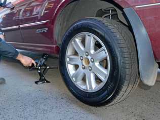 Many young people can't change a car tyre. Picture: Samantha Elley