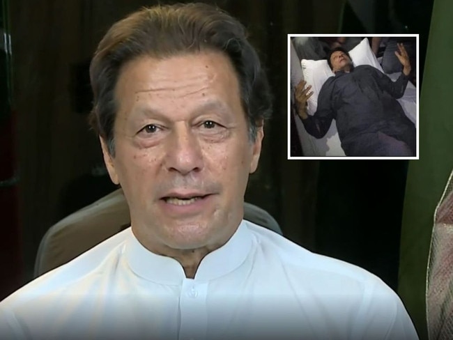 Imran Khan speaks out about assassination attempt. Picture: Instagram/Piers Morgan Uncensored; Supplied