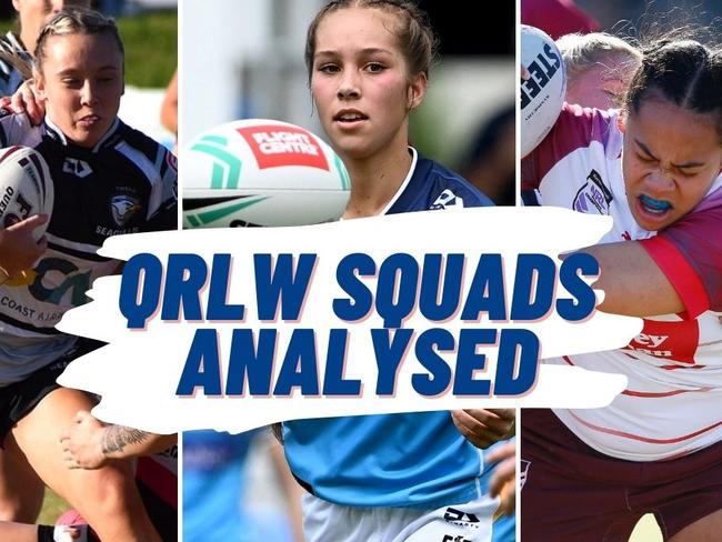 Gold Coast QRLW squads analysed canva