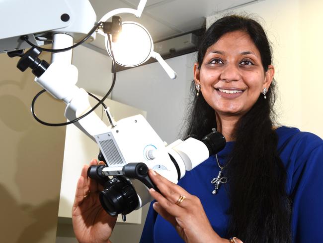 Dr Sonu Haikerwal poses for a photograph at the Haan Health Medical Centre in Broadbeach. Former president of the Gold Coast Medical Association, Dr Sonu Haikerwal is the co-owner and Principal General Practitioner at the Haan Health Medical Centre's. Picture John Gass