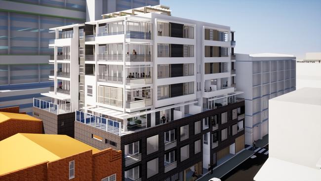 Artist impressions of 26 Whistler St Manly, which is set to undergo construction in August. Picture: supplied