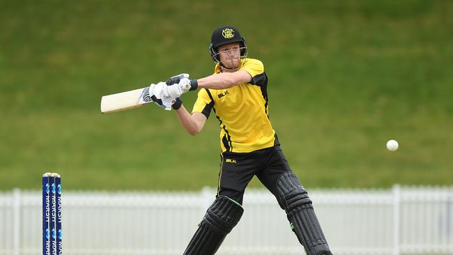 Bancroft bats earlier this summer during the one-day competition. Picture: AAP