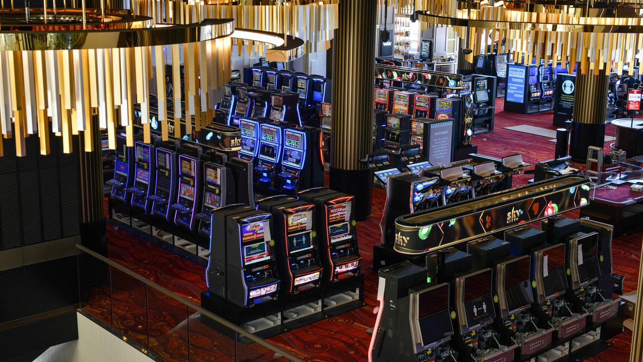 A gaming floor at the Adelaide casino. Picture: Brenton Edwards