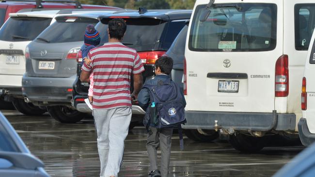 Parents at the school told Leader they fear more people will die if the speed limit outside the school is not reduced from 100km/h. Picture: Chris Eastman