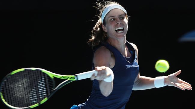 Johanna Konta is going places ... including the Australian Open fourth round. Picture: Getty Images