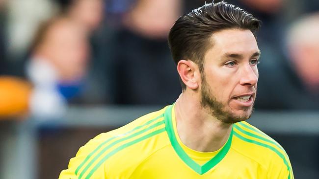 goalkeeper Brad Jones of Feyenoord during the Dutch Eredivisie match between PEC Zwolle and Feyenoord Rotterdam at the MAC3Park stadium on March 18, 2018 in Zwolle, The Netherlands(Photo by VI Images via Getty Images)