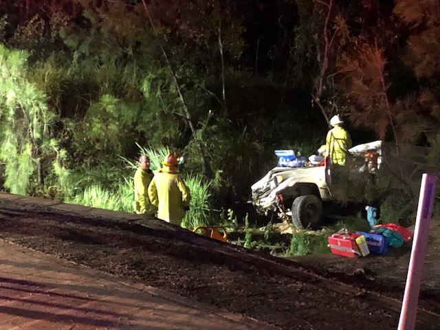 RACQ Capricorn Rescue attended a single-vehicle crash on Cobraball Rd last night.