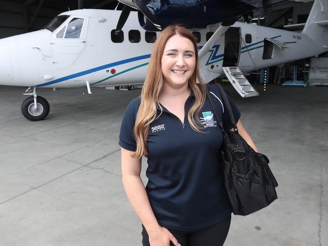 Amy Gash is widely recognised for her eco-conservation efforts on Lady Elliott Island. Amy ready to head off once again. Picture Glenn Hampson.