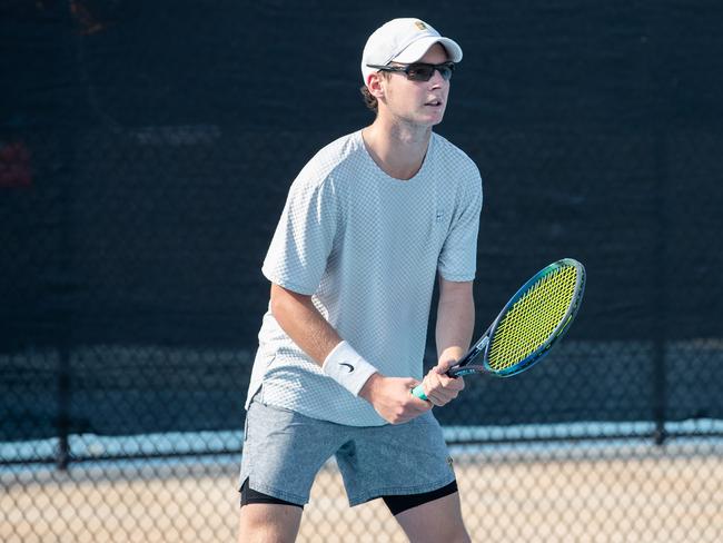 James Elier (AUS) took on Charlie Pade (AUS) during the second round of qualifying. Picture: Pema Tamang Pakhrin.