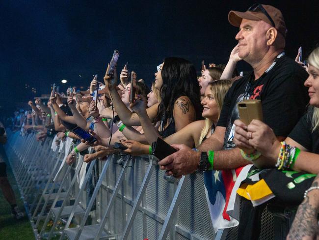 Social photos at Post Malone, RNA Showgrounds. Photo - Stephen Archer