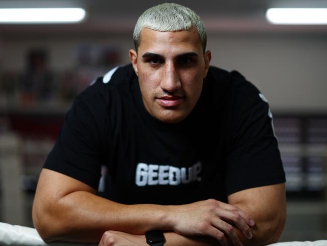 Huni will fight Fabio Wardley for the WBA interim heavyweight world title in England. Picture: Getty Images