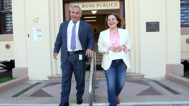 Mayor Tom Tate last week announced Jackie Trad as the new chair of the HOTA board. Picture: Richard Gosling