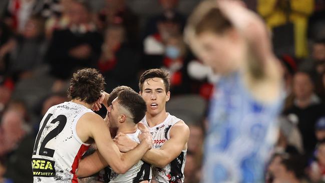 St Kilda jumped into the top four with a big win over North Melbourne. Picture: Robert Cianflone/Getty Images