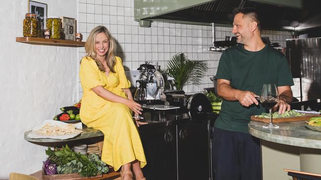 The Weekend Australian Magazine’s new food writers Lennox Hastie and Elizabeth Hewson. Picture: Nikki To