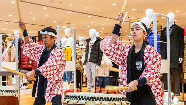 The opening will be celebrated with a traditional Japanese drumming performance. Picture: Supplied