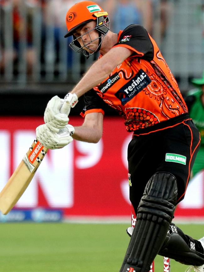 Ashton Turner is a regular boundary hitter for Perth Scorchers.