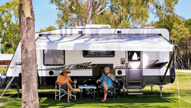 The government could encourage manufacturers to make caravans for hire in regional centres to tourists, Games staff and volunteers.