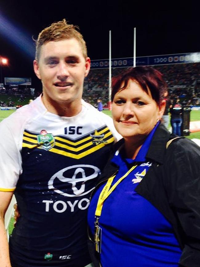 Regan Grieve and his mum, Angela. Picture: Supplied