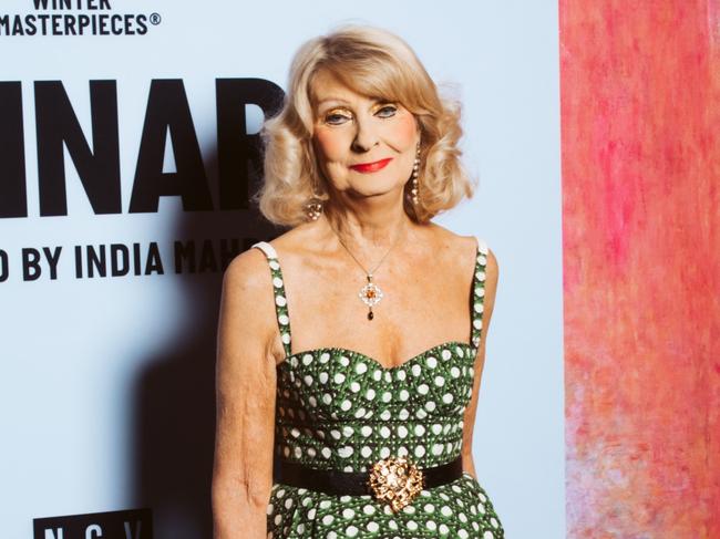 Krystyna Campbell-Pretty  attends the opening night of the National Gallery of Victoria's Melbourne Winter Masterpieces exhibition "Pierre Bonnard: Designed by India Mahdavi" at NGV International on June 08, 2023 in Melbourne .Picture NGV