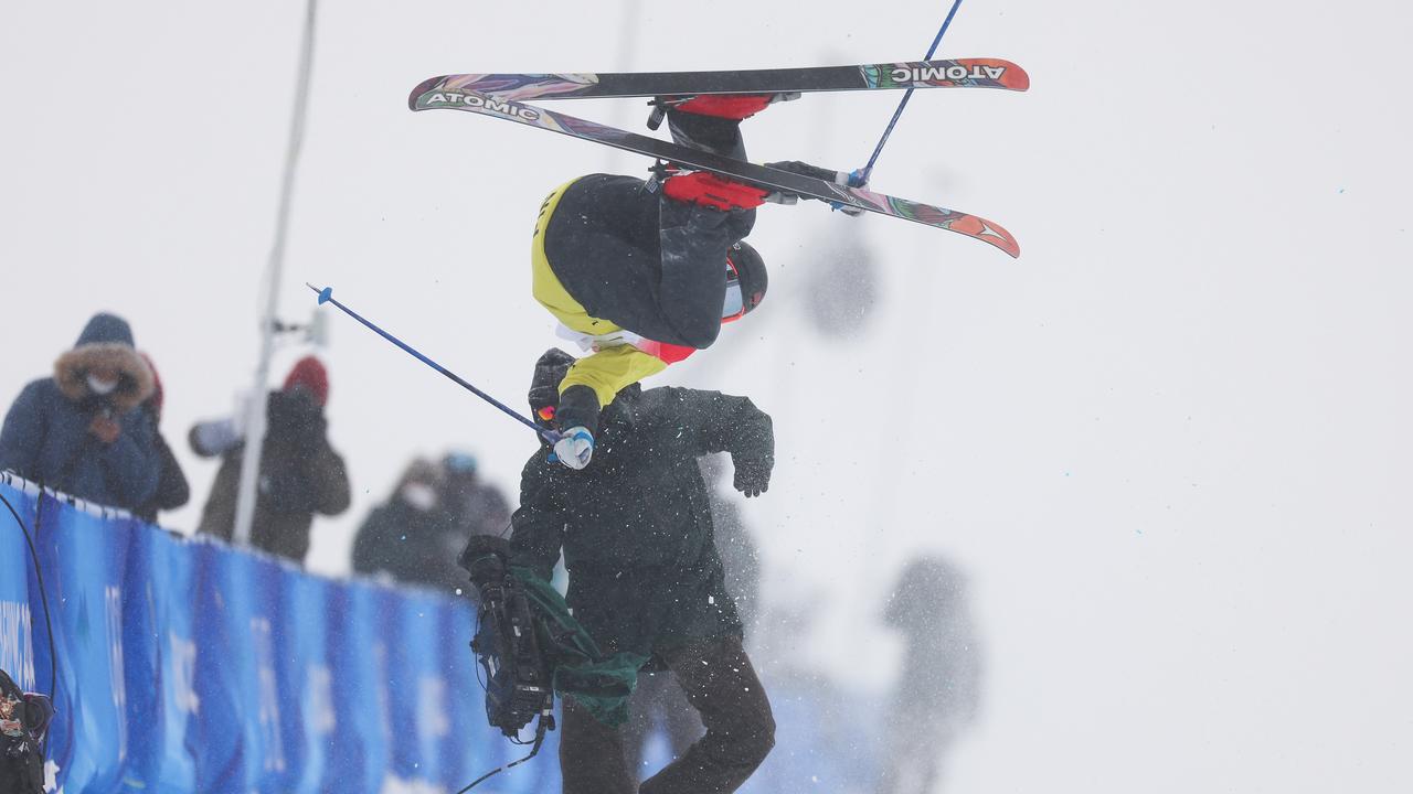 Can’t say he wasn’t close to the action. Photo by Patrick Smith/Getty Images