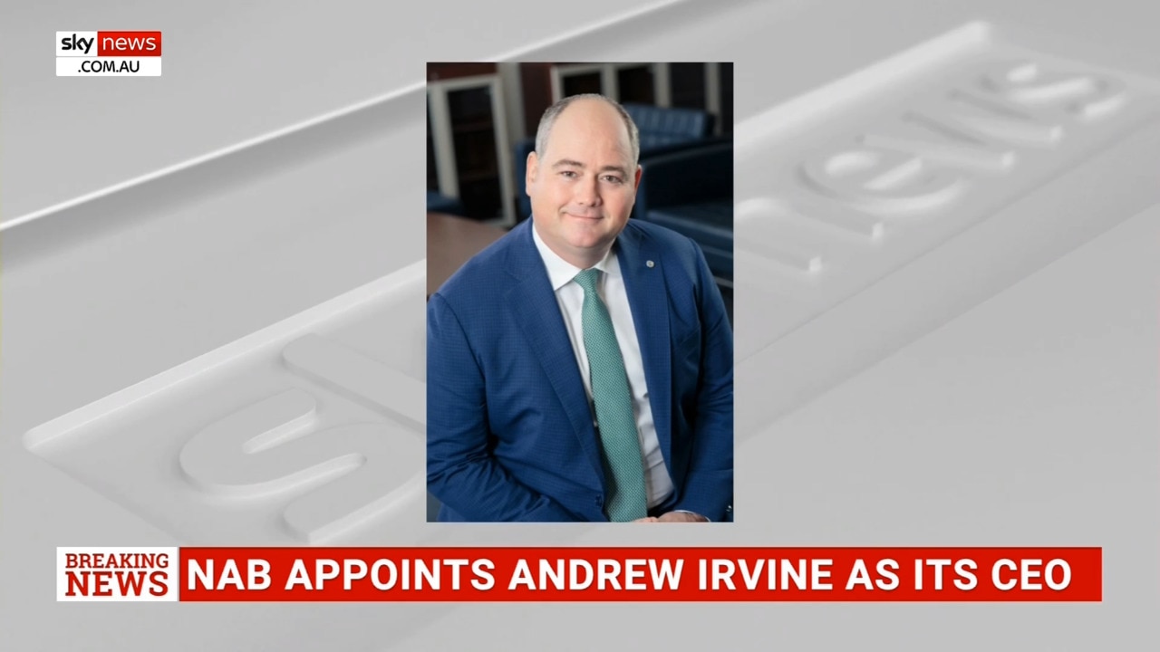 NAB appoints Andrew Irvine as its CEO