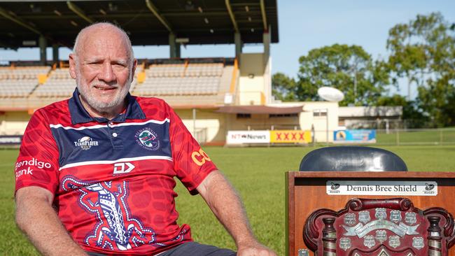 Dennis Bree played in the grand final for the Palmerston Crocs. Photo: Pema Tamang Pakhrin