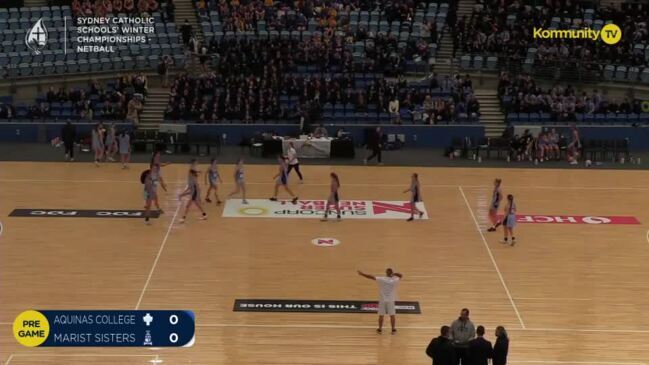 Replay: Sydney Catholic Schools Netball Championship Finals - Aquinas College Menai v Marist Sisters Woolwich (Intermediate)