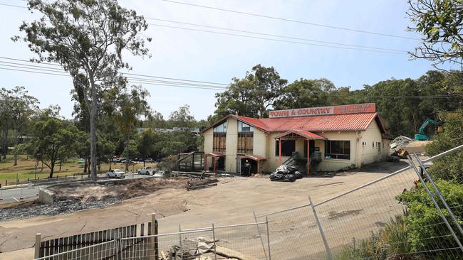 The Town and Country motel at Nerang being demolished. Photo: Scott Powick Newscorp