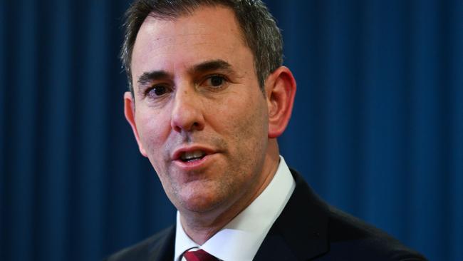 BRISBANE, AUSTRALIA - NewsWire Photos - AUGUST 6, 2024. Federal Treasurer Jim Chalmers during a press conference regarding the RBAâs decision to leave interest rates on hold.Picture: Dan Peled / NewsWire