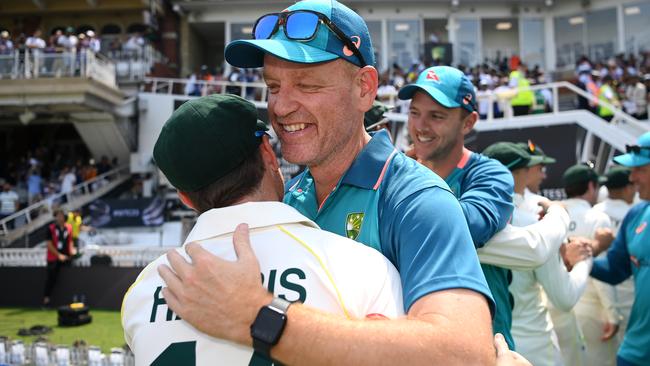 Harris and McDonald have worked together for years at various levels of cricket. Picture: Alex Davidson-ICC/ICC via Getty Images