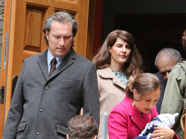 Back together ... John Corbett and Nia Vardalos film My Big fat Greek Wedding 2. Picture: Splash