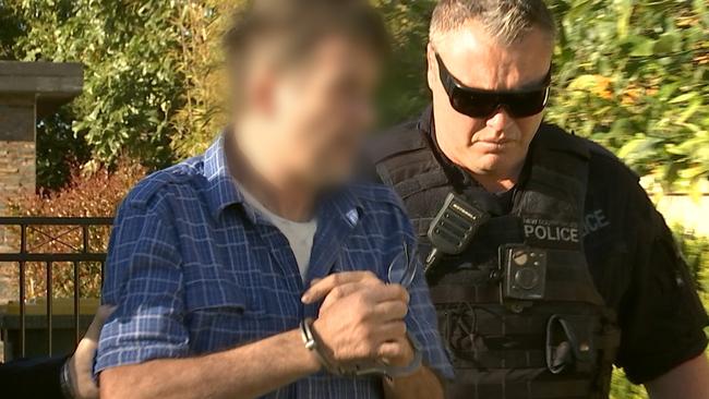 Bagster was arrested at his Kiama home last year. Picture: NSW Police Force.