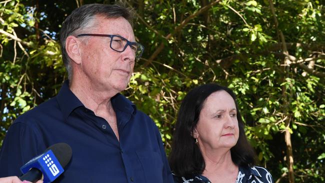 Territory Alliance leader Terry Mills and deputy leader Robyn Lambley. Picture: Katrina Bridgeford