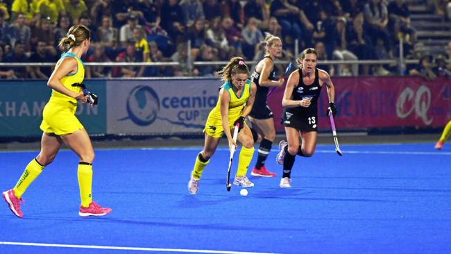 Hockeyroos player Ambrosia Malone. Picture: Allan Reinikka ROK050919ahockey2