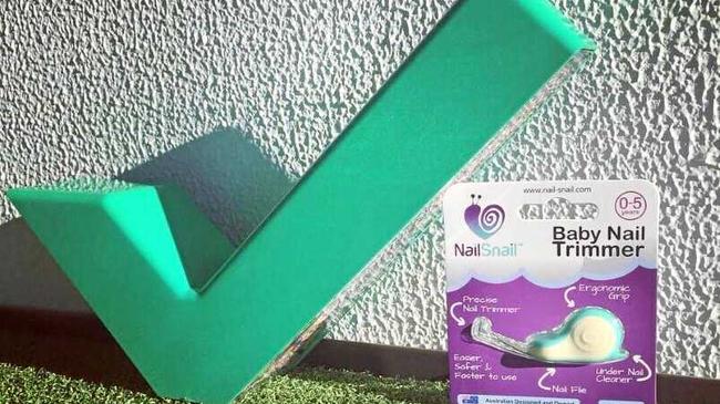 The Nail Snail won a Good Design Award 2018, the highest accolade for design innovation. Picture: Contributed