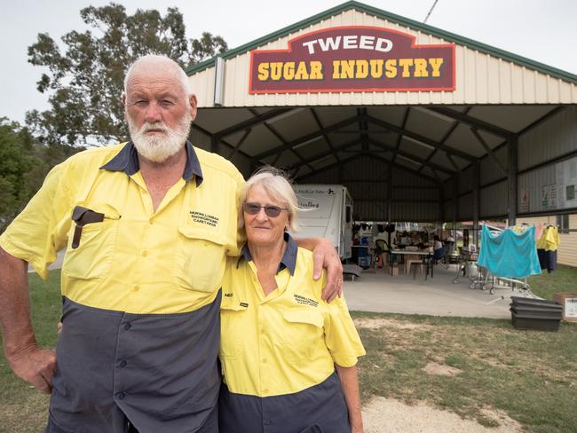 Showground caretakers Greg and Meg Fallon. Picture: Danielle Smith