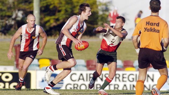 A young Charlie Dixon in action for Cairns Saints in 2007.