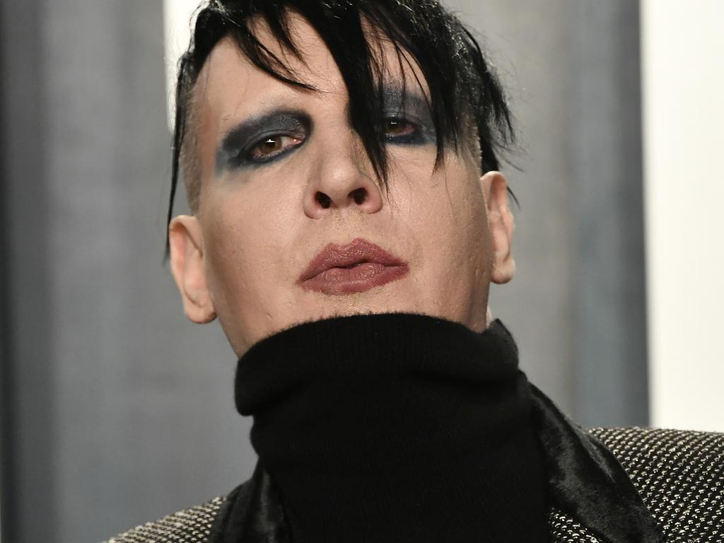 Police visited Marilyn Manson’s Los Angeles home after they were reportedly contacted by one of the rocker’s concerned friends. Picture: Frazer Harrison/Getty Images