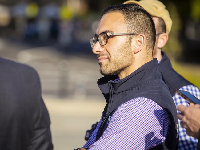 Hobart Alderman Simon Behrakis. Picture: NCA NewsWire / Richard Jupe