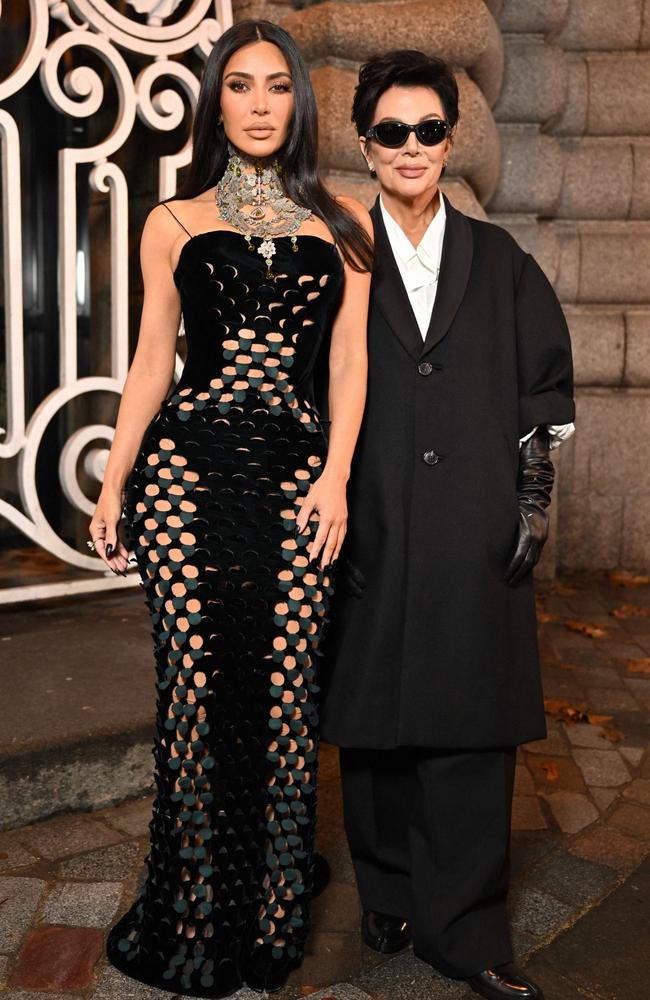 Kim Kardashian and Kris Jenner. Picture: BACKGRID