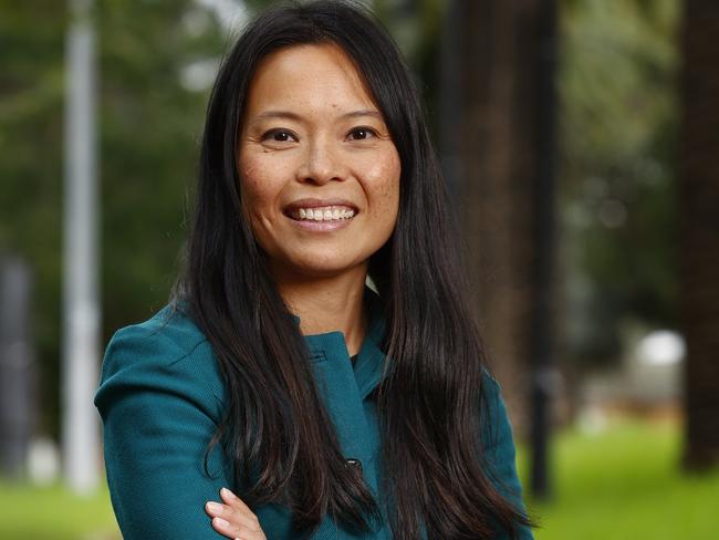 Labor’s Sally Sitou is favoured to take the seat of Reid off the Liberals. Picture: Richard Dobson