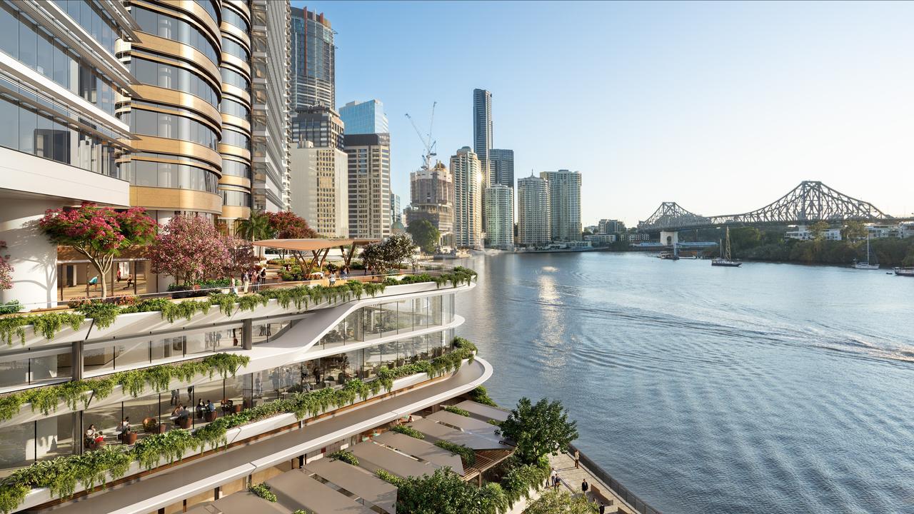 An artist's impression of the $2.5bn Waterfront Brisbane project.