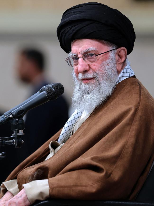 Iran’s Supreme Leader Ali Khamenei. Picture: AFP