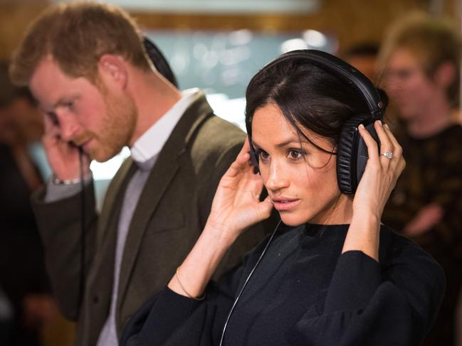 Prince Harry and Meghan Markle have launched their first podcast with Spotify. Picture: Getty Images