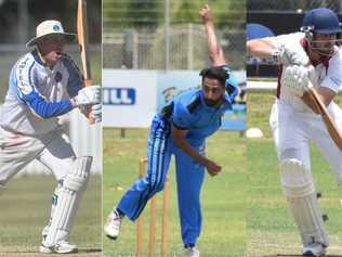 Sawtell captain Richie Gallichan, Northern Districts opening bowler Nick Dosanjh and Clarence River opener Jake Kroehnert have all had a major influence on their sides' successes in the 2020/21 North Coast Premier League competitions. Picture: Bill North