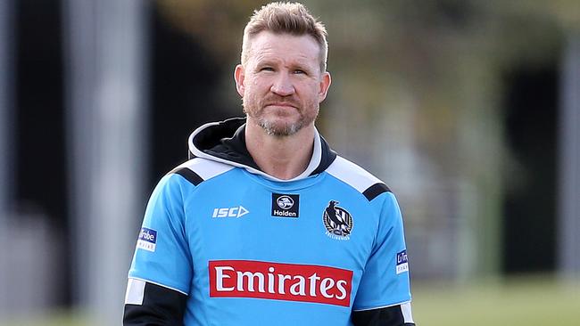 Collingwood coach Nathan Buckley. Picture: Michael Klein