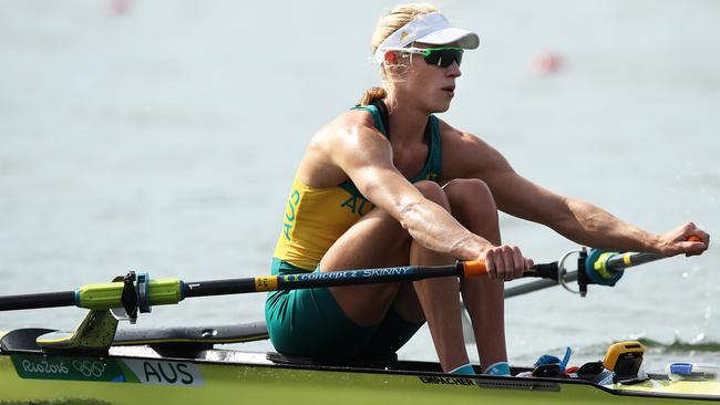 Australia's Kim Brennan is into the single semi-finals.