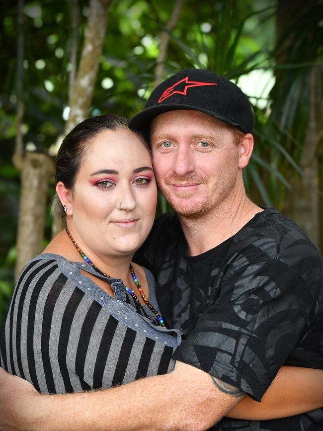 Jasmine Middleton and her partner Luke Mahoney will get married on January 31. Photo: Patrick Woods.